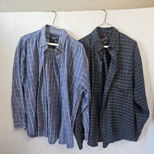 SteelTown Workwear Mens Long Sleeve Shirt Lot Size 2XL Lot of 2 Comfort Fit P290